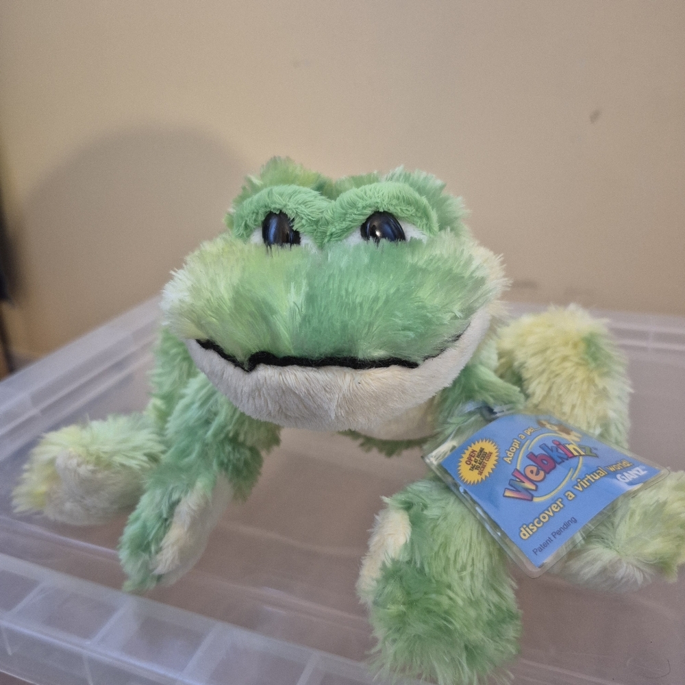 Tie Dye Frog Webkinz With Code